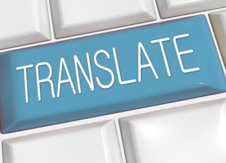 napis “translate”